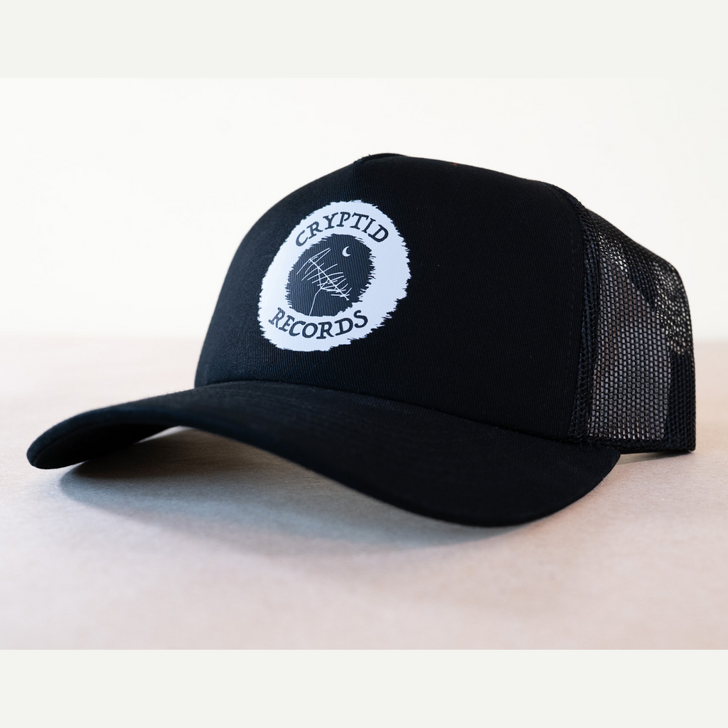 Cryptid Records Curved Brim Trucker Hat