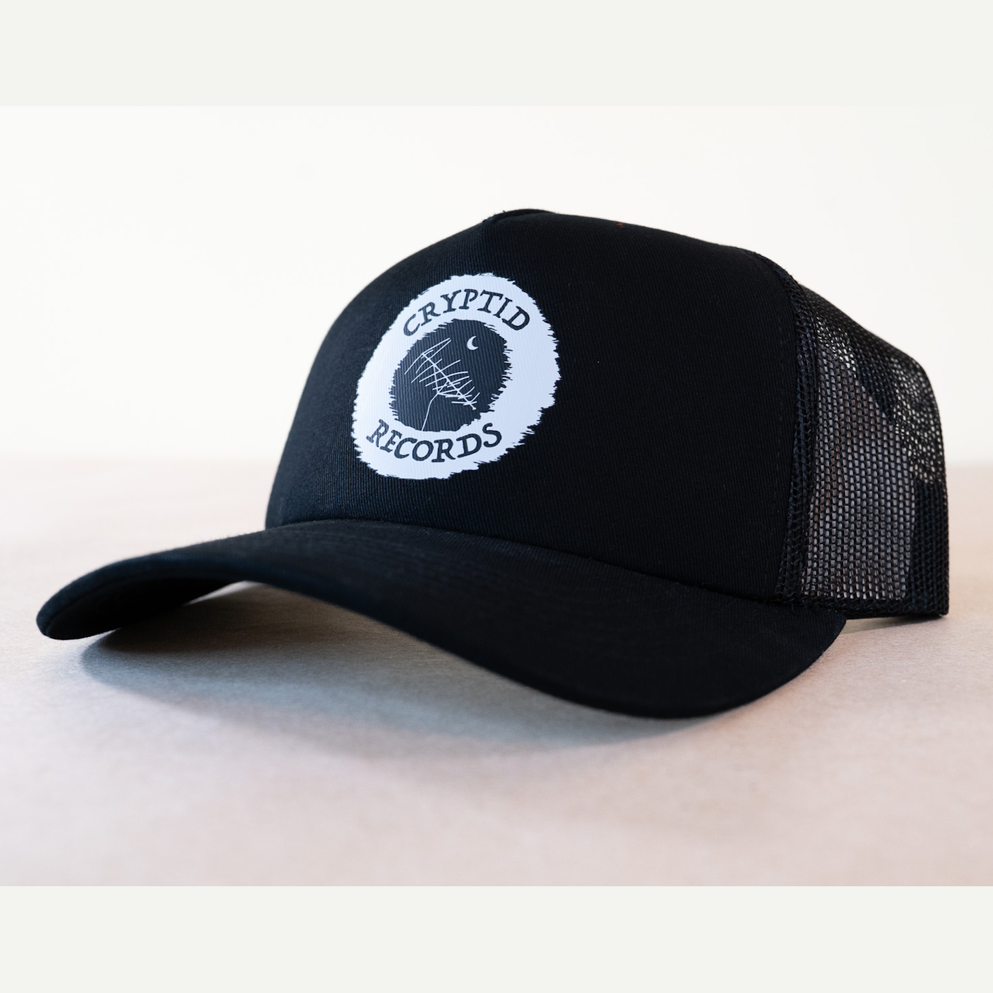 Cryptid Records Curved Brim Trucker Hat
