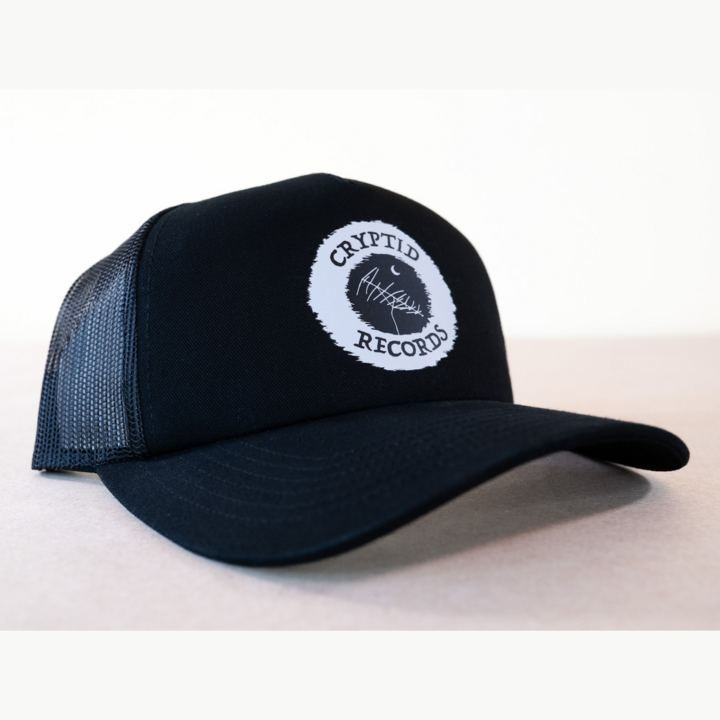 Cryptid Records Curved Brim Trucker Hat