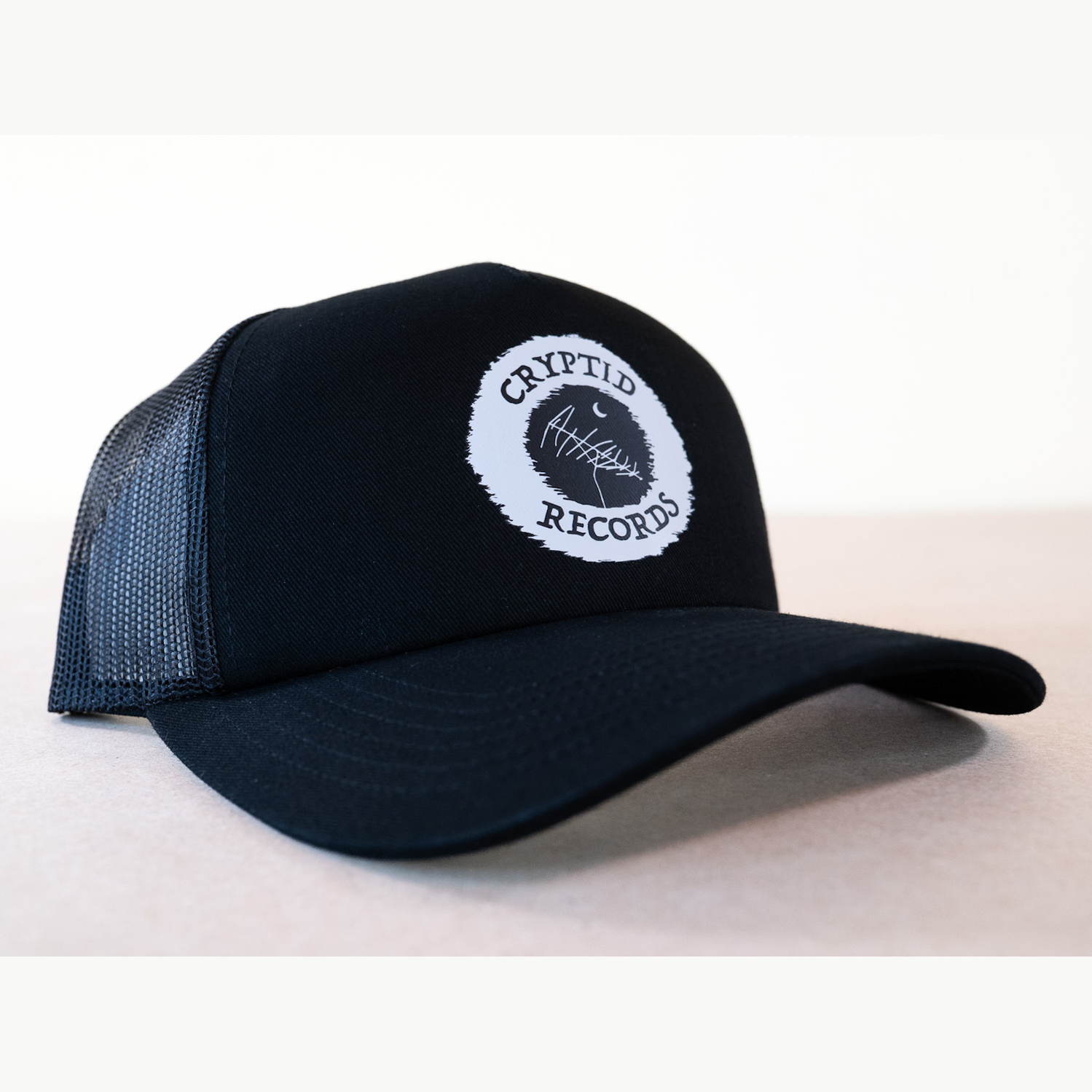 Cryptid Records Curved Brim Trucker Hat