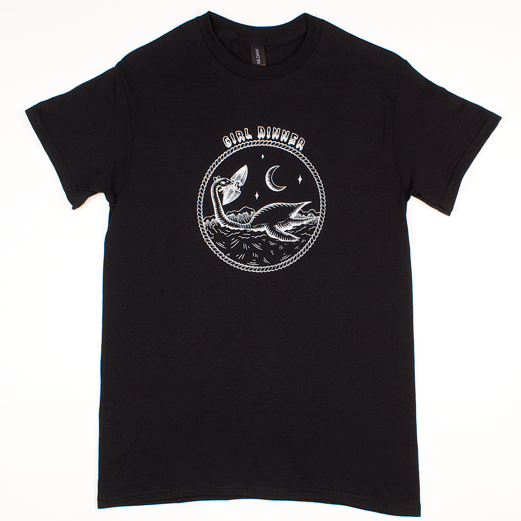 Plesia Girl Dinner t-shirt in black