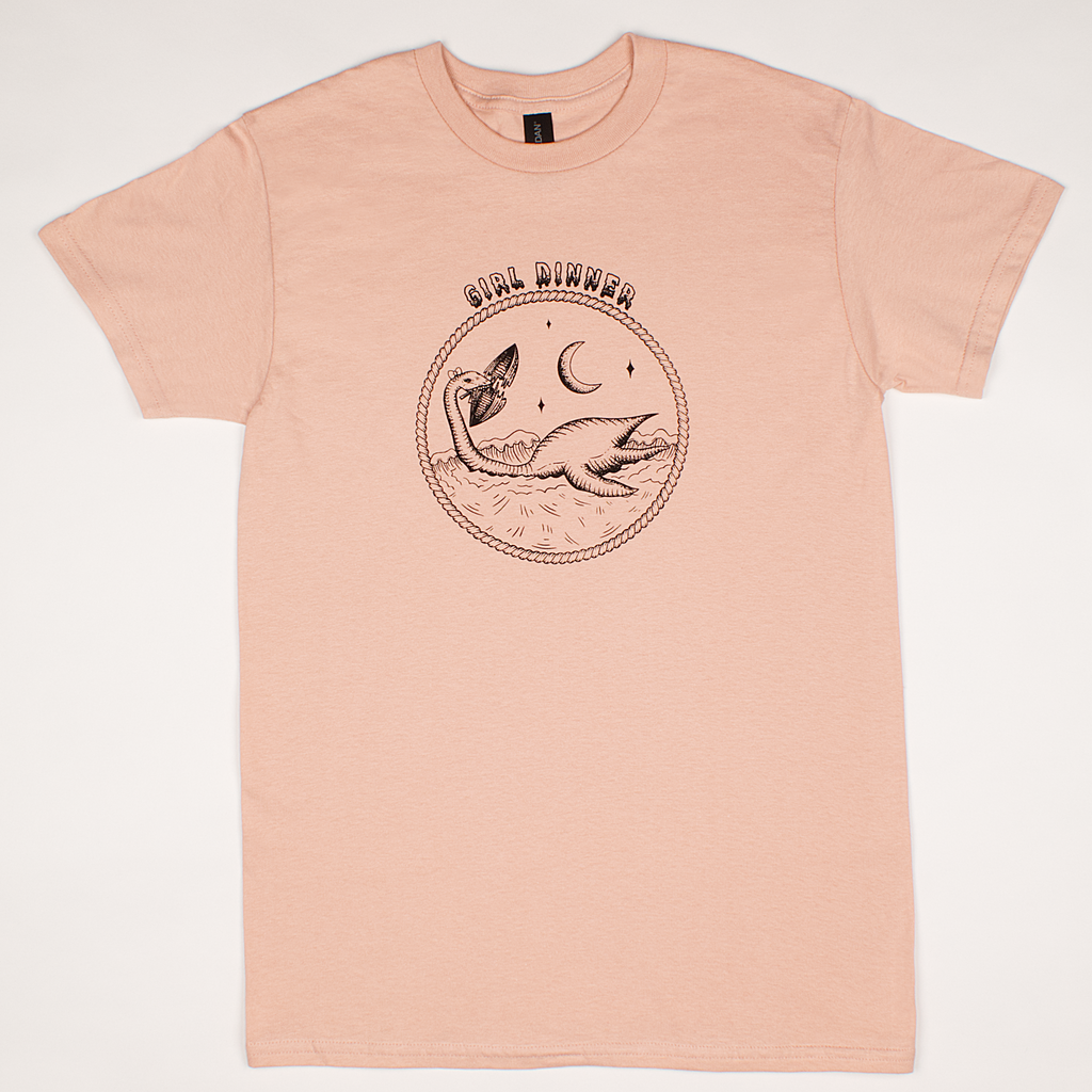 Plesia Girl Dinner t-shirt in rose